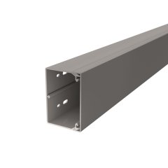 Kabeļu kanāls ar perforēto pamatni 60x90x2000, PVC, akmens pelēks, 7030