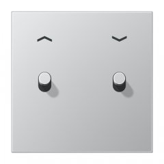 Virsma slēdžiem, 1-viet, 2 cilindrisks rotācijas slēdzis, ar virzienrādītāju, Serie LS 1912, alumīnijs