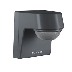 200° motion detector, IP55, anthracite, remote controllable