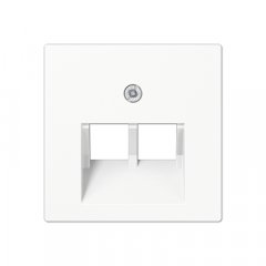 Virsma IAE/UAE-datu rozetei 2 x 8-polig, termoplasts, Serie AS/A, balts