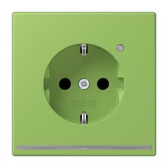 Kontaktligzda SCHUKO, 16 A 250 V ~, ar LED apgaismojumu, ar bērnu drošību, Serie LS, vert 31