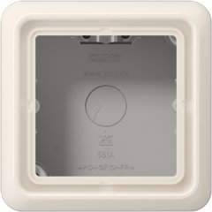 Kārba v/a montāžai 1-viet. ziloņkaula CD500