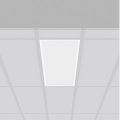Gaismeklis SIDELITE ECO, 29...38 W, 3200...4000 lm, 830, white, DALI Lay-in luminaires, L 1195 B 295 HEL 38, Plastic (PMMA) prismatic