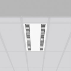 Gaismeklis SONIS, 50 W, 6500 lm, 840, white, on/off Lay-in luminaires, L 1197 B 297, Alea optical system