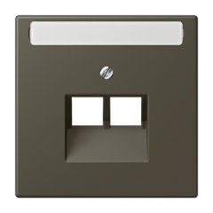 Virsma IAE/UAE-datu rozetei 2 x 8-polig, marķējams, termoplasts lakots, Serie LS, ombre naturelle 31