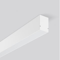 Gaismeklis LESS IS MORE 50, 22 W, 2300 lm, 830, white, on/off Ceiling and wall luminaires, L 847 B 57 H 75, Plastic (PMMA) opal