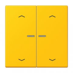 JUNG HOME taustiņš 2-viet, ar bultiņu simboliem<br />
, Serie LS, le jaune vif