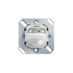Wall-mounted presence detector 180°, touch control, range approx. Ø 16 m, HVAC, MIC, KNX bus, remotely controlled