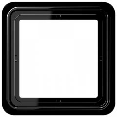 Rāmītis 1-vietīgs, vertikālā un horizontālā montāža, duroplasts, CD 500, melns