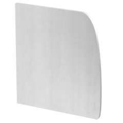 Gala aizsēgs, Design, kreis. Design Soft 126x140x37, Alu, EL