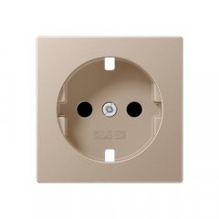 Virsma kontaktligzdai, ar bērnu drošību, Serie A, šampanieša krāsā