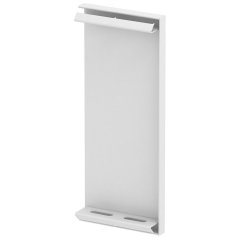 Gala aizsēgs 70x170x10, St, dzidri balts, 9010