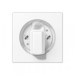 Virsma ar grozāmu slēdzi, termoplasts lakots, Serie A, sniegbalts matēts