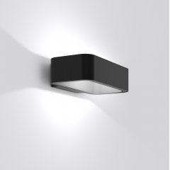 Gaismeklis HB 103, 9 W, 300 lm, 830, anthracite, on/off Wall luminaires, L 220 B 130 H 55, Plastic (PC) opal