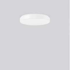 Gaismeklis FLAT POLYMERO KREIS SLIM, 19 W, 2100 lm, 840, white, DALI Ceiling and wall luminaires, D 360 H 65, Plastic (PMMA) opal