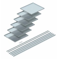 Kasete priekš OKA-G un OKA-W 400x400x15, V2A, 1.4301 OKA RK 400 15