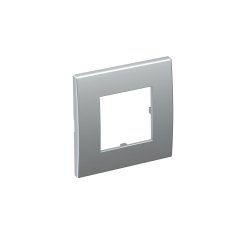 Ramītis priekš 1-vietīga Modul 45 84x84mm, PC, alumīnija lakots AR45-F1 AL