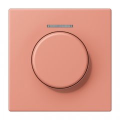 Centrālplate ar indikācijas logu KNX rotējošajam sensoram, Serie LS, l'ocre rouge moyen