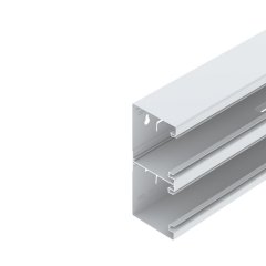 Instalācijas kabeļu kanāls simetrisks 90x210x2000, St, dzidri balts, 9010