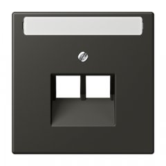 Virsma IAE/UAE-datu rozetei 2 x 8-polig, marķējams, termoplasts lakots, Serie LS, ombre naturelle 59