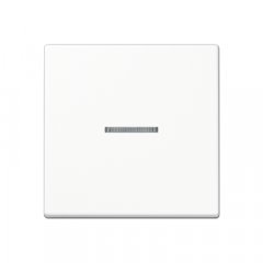 Taustiņs KNX slēdzim ar indikācijas logu 1-viet, termoplasts, Serie A, balts