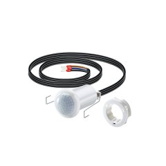 Recessed ceiling-mounted presence detector 360°, slave, range approx. Ø 8 m, recessed mounting