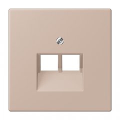 Virsma IAE/UAE-datu rozetei 2 x 8-polig, termoplasts lakots, Serie LS, ombre brûlée claire