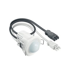 360° recessed ceiling-mounted motion detector, approx. Ø 8 m, WAGO, remotely controlled