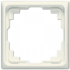 Montāžas rāmis kabeļu kanāliem 1-vietīgs, vertikālā un horizontālā montāža, termoplasts, CD, ziloņkaula