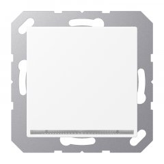 LED-dežūrgaisma, Thermoplast lackiert, Serie A, schneeweiß matt