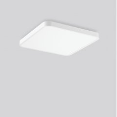 Gaismeklis TRIONA square, 113 W, 14500 lm, 840, white, DALI Ceiling and wall luminaires, L 696 B 696 H 88, Plastic (PMMA) opal
