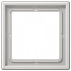 Rāmītis 1-vietīgs, vertikālā un horizontālā montāža, duroplasts, LS 990, gaiši pelēks