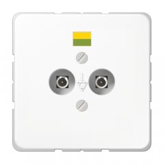 Potenciāla izlīdzināšanas ligzda, duroplast, CD sērija, balts