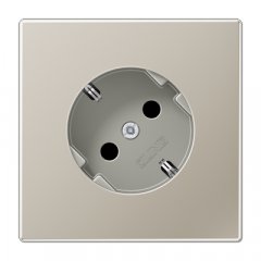 Kontaktligzda SCHUKO 45° leņķī, 16 A 250 V ~, Serie LS, krāsa nerūsējošais tērauds