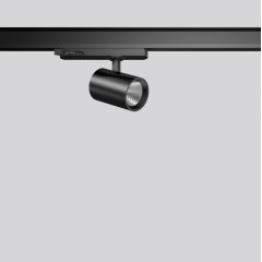 DEECOS S micro, 16 W, 1850 lm, 940, black, on/off Surface mounted projectors, D 60 H 110, 38°