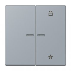 eNet taustiņš unversālais 2-viet, duroplasts, Serie LS, gris clair 59