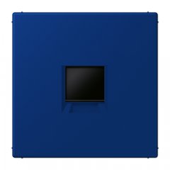 Virsma (ar fiksatoru) modulārai datu rozetei 1-vietīga, UMA-CAT6A, termoplasts lakots, Serie LS, bleu outremer foncé