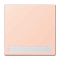 Taustiņs 1-viet, marķējams, Serie LS, l'ocre rouge clair