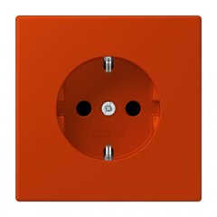 Kontaktligzda SCHUKO, 16 A 250 V ~, ar bērnu drošību, Serie LS, rouge vermillon 59