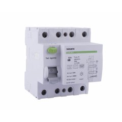 Atlikušās strāvas jaudas slēdzis Ex9LB63 3P+N 40A 100mA