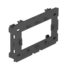 Mont.Adapteris priekš Modul 45 atverta versija 140x76x21, PA, gaiši pelēks, 7035
