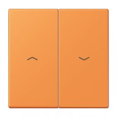 Taustiņs 2-viet žalūziju slēdzim, ar virzienrādītāju, Serie LS, orange clair