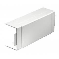 T- un krustsavienojuma vāks 60x90mm, PVC, dzidri balts, 9010