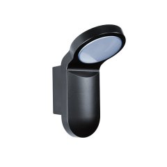 LED luminaire in aluminium housing, 10 W, 5000 K, black