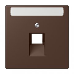 Virsma IAE/UAE-datu rozetei 1 x 8-polig, marķējams, termoplasts lakots, Serie LS, terre d'ombre brûlée 31