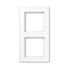 Rāmītis 2-vietīgs, vertikālā un horizontālā montāža, duroplasts, A CREATION, balts