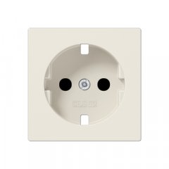 Virsma kontaktligzdai, ar bērnu drošību, duroplasts, Serie AS, ziloņkaula