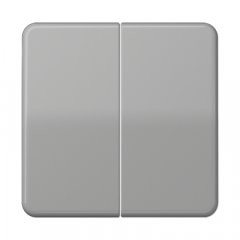 Taustiņs 2-viet, termoplasts, Serie CD, grau