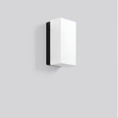 Gaismeklis RECHTECK, black, on/off Ceiling and wall luminaires, L 220 B 120 H 105, Opal glass