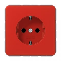 Kontaktligzda SCHUKO, 16 A 250 V ~, termoplasts, Serie CD, sarkans